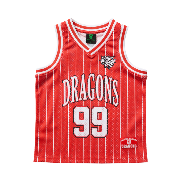 St-George-Illawarra-Dragons-Dragons Youth Basketball Singlet