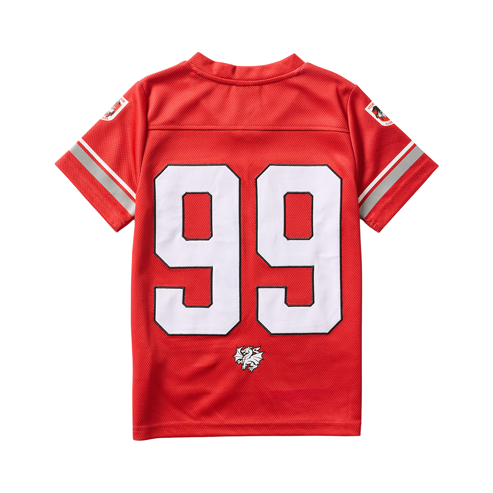 St-George-Illawarra-Dragons-Dragons Youth Gridiron Mesh Jersey