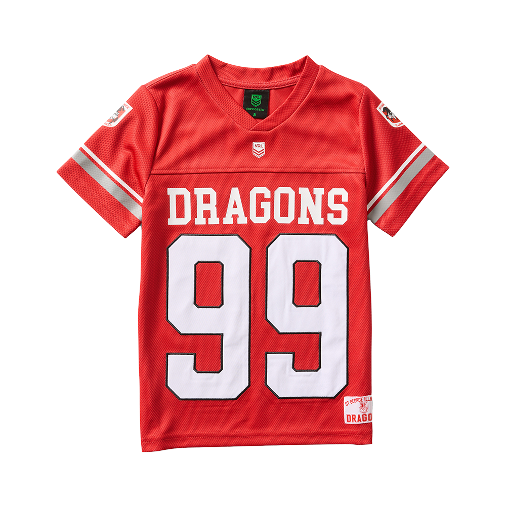 St-George-Illawarra-Dragons-Dragons Youth Gridiron Mesh Jersey