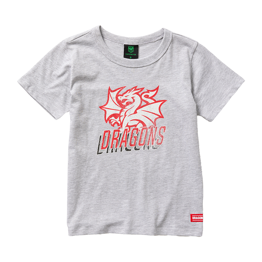 St-George-Illawarra-Dragons-Dragons Youth Logo Stack Tee