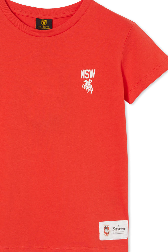 St-George-Illawarra-Dragons-Dragons Youth Mono Tee