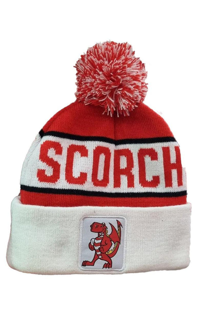St-George-Illawarra-Dragons-Dragons Youth "Scorch" Beanie - Red