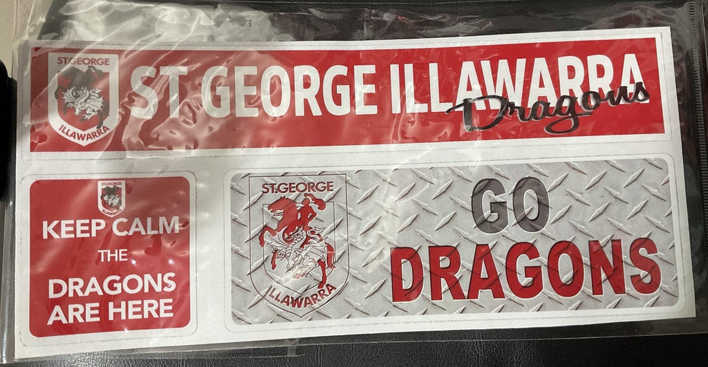 St-George-Illawarra-Dragons-FANtastic Decal Car Window