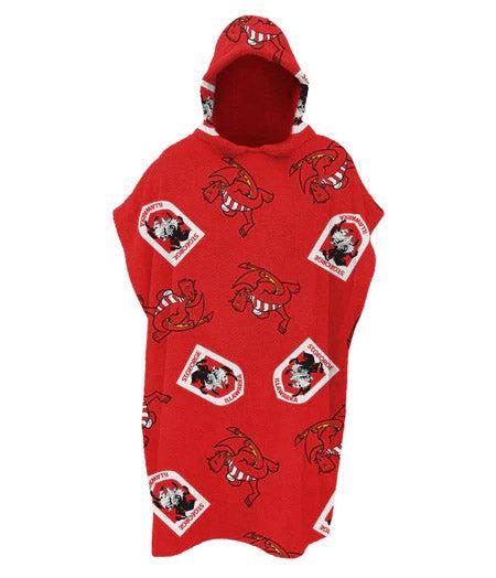 St-George-Illawarra-Dragons-LE Beach Towel Hooded Youth