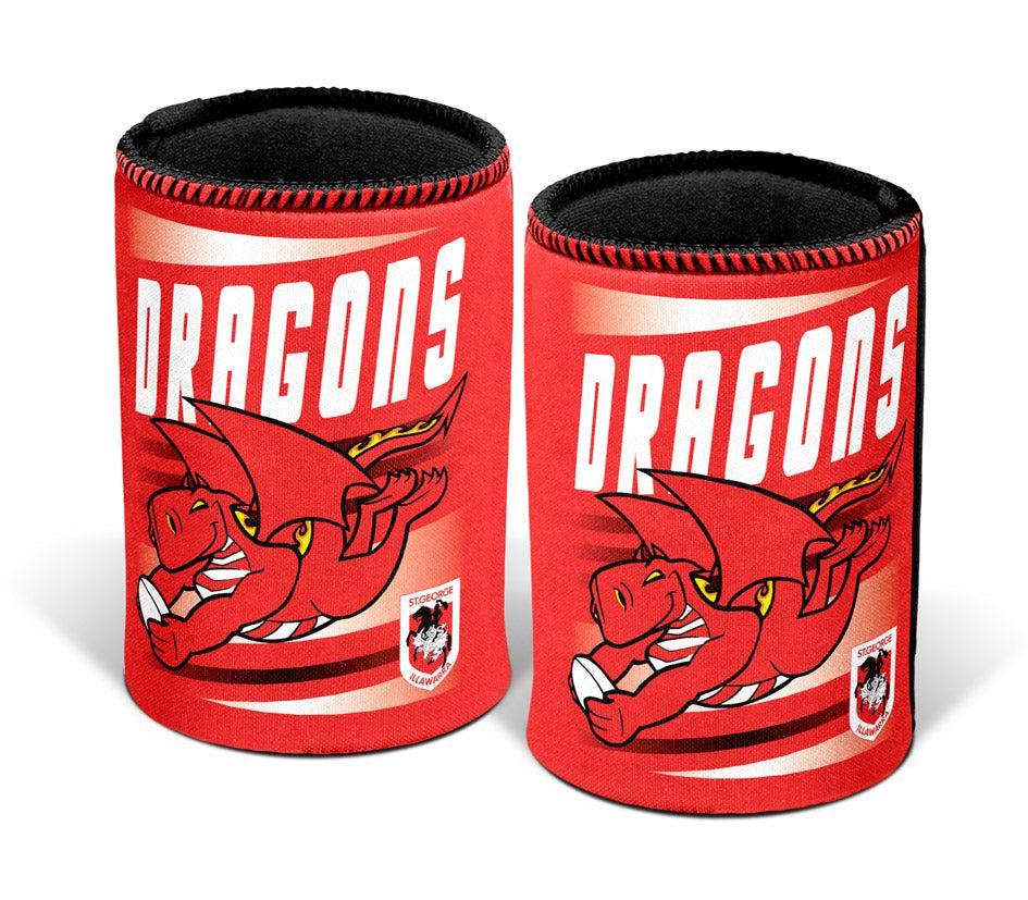 St-George-Illawarra-Dragons-LE Can Cooler - Retro