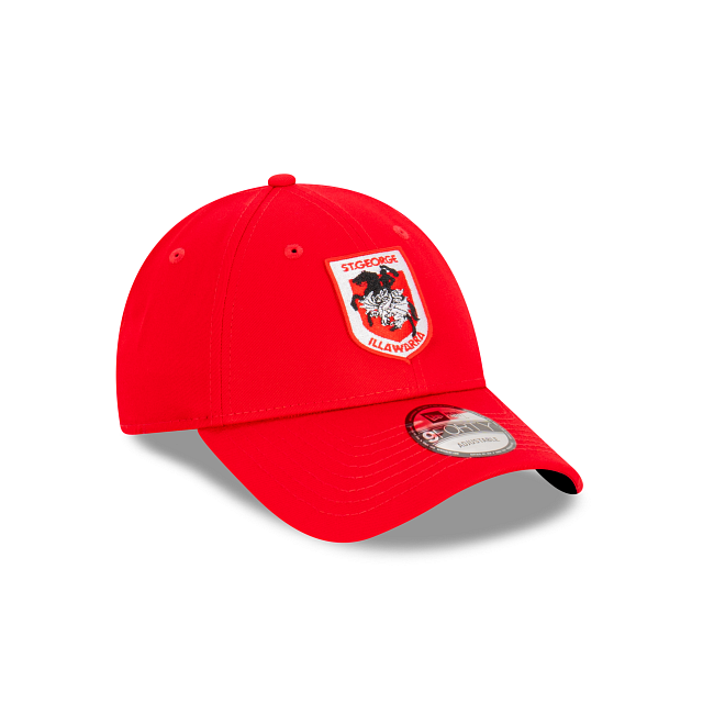 St-George-Illawarra-Dragons-New Era 9Forty Red Cloth Strap Cap