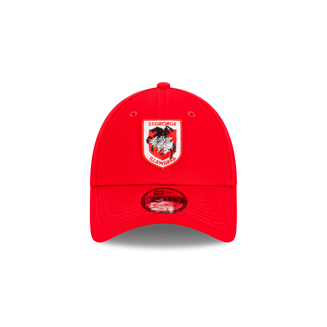 St-George-Illawarra-Dragons-New Era 9Forty Red Cloth Strap Cap