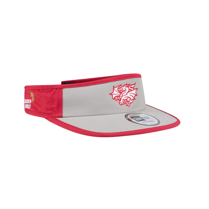 St-George-Illawarra-Dragons-New Era Dragons 2025 Team Official Visor