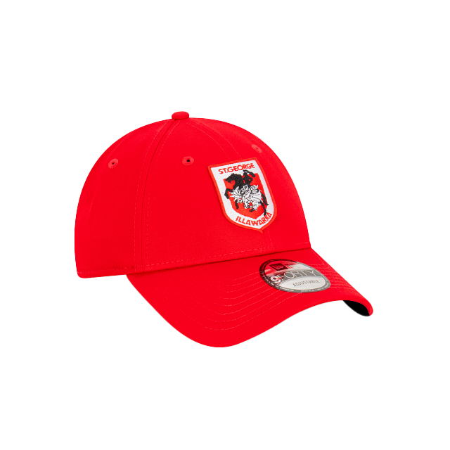 St-George-Illawarra-Dragons-New Era Dragons 9Forty Red Cloth Strap Cap