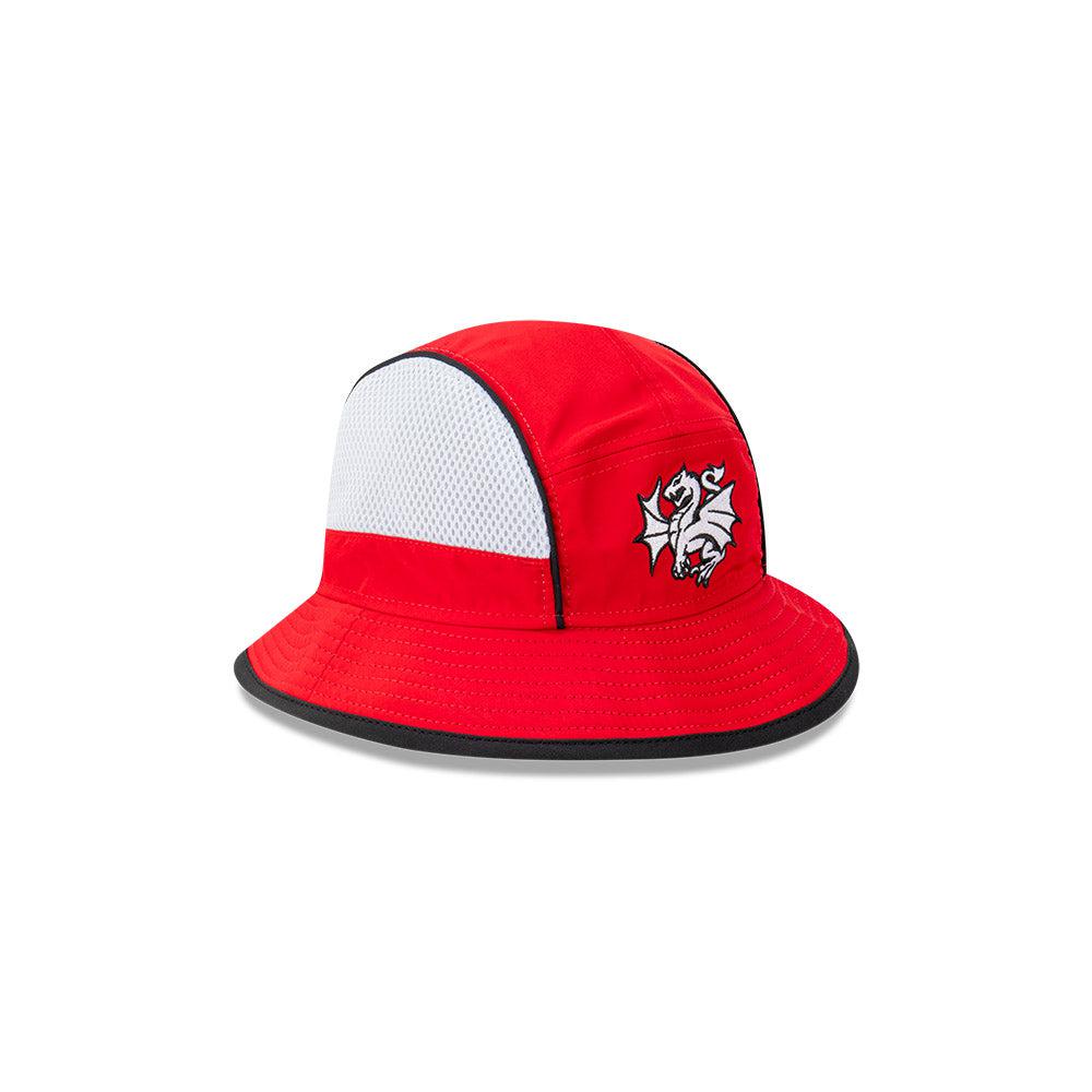 St-George-Illawarra-Dragons-New Era Dragons Team Official 2024 Bucket Hat