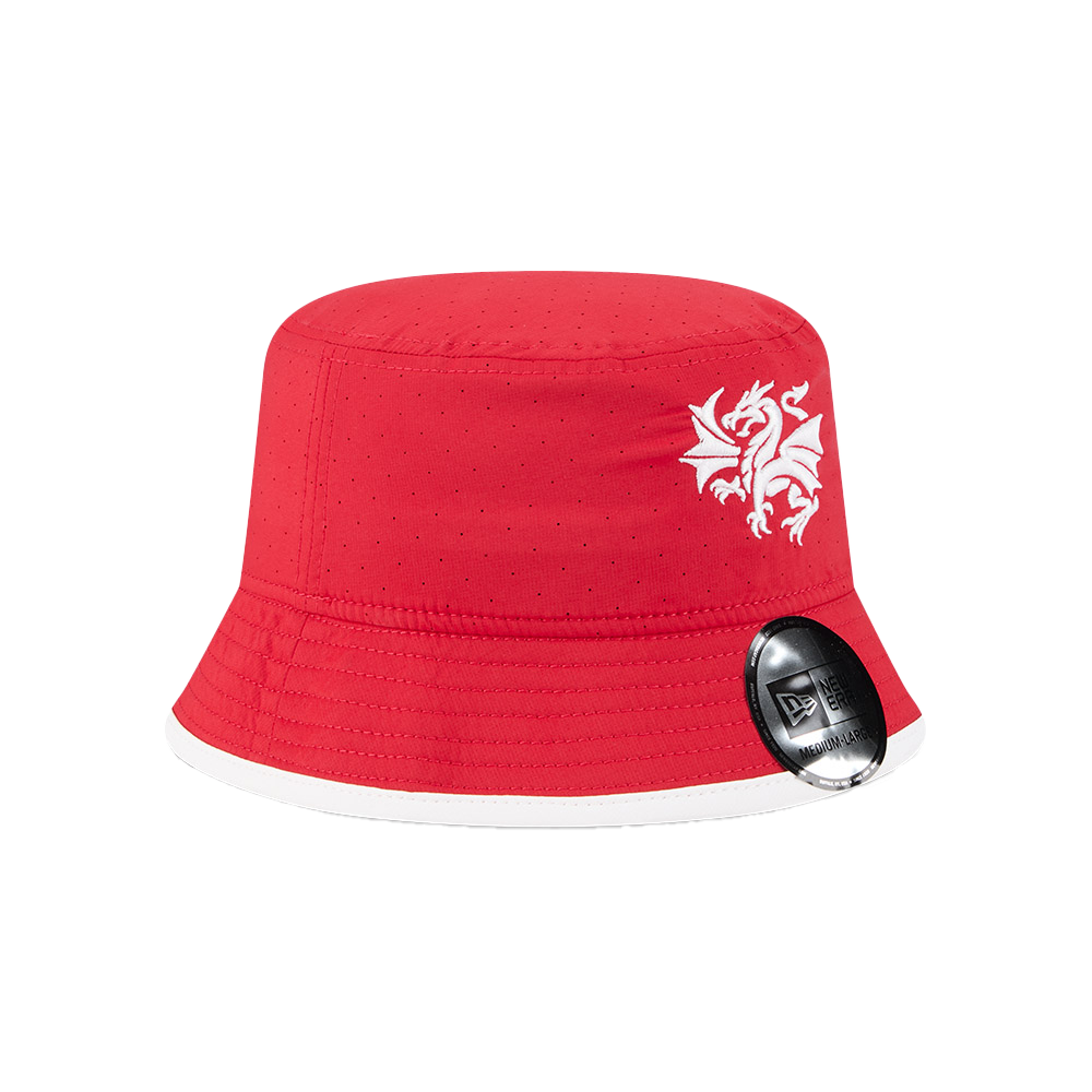 St-George-Illawarra-Dragons-New Era Dragons Team Official 2026 Bucket Hat