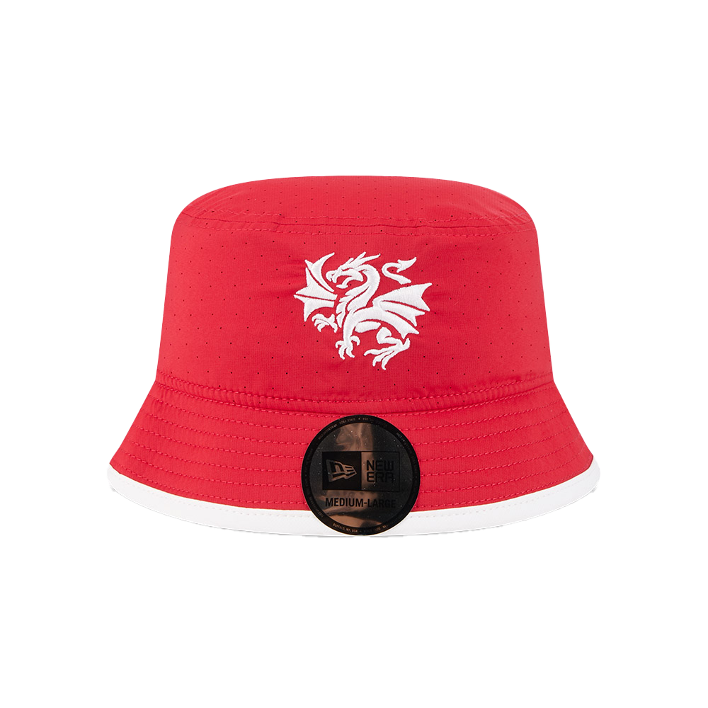St-George-Illawarra-Dragons-New Era Dragons Team Official 2026 Bucket Hat