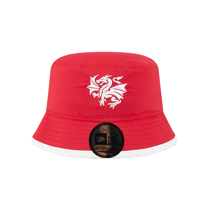 St-George-Illawarra-Dragons-New Era Dragons Team Official 2026 Bucket Hat