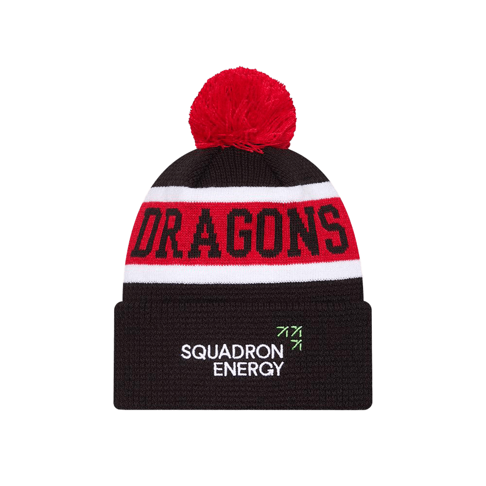 St-George-Illawarra-Dragons-New Era Team Official 2025 Beanie