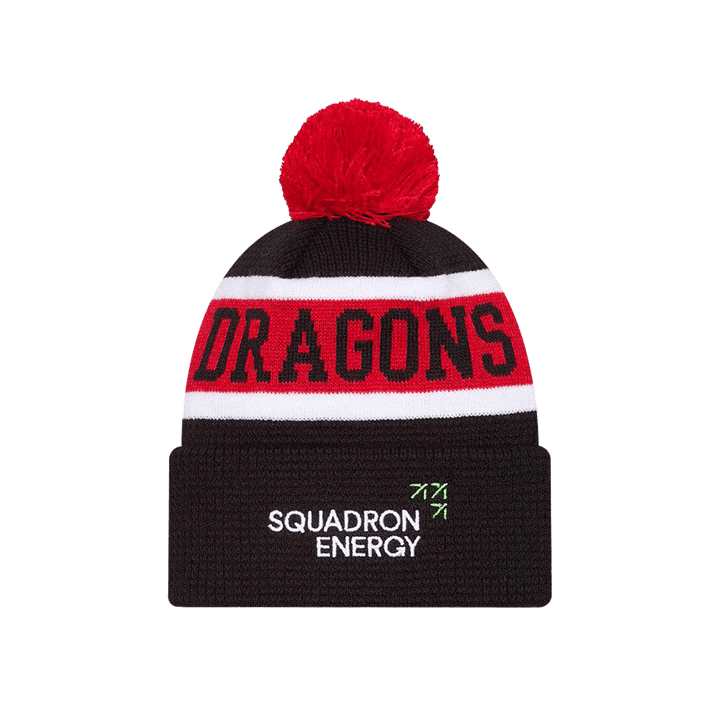 St-George-Illawarra-Dragons-New Era Team Official 2025 Beanie