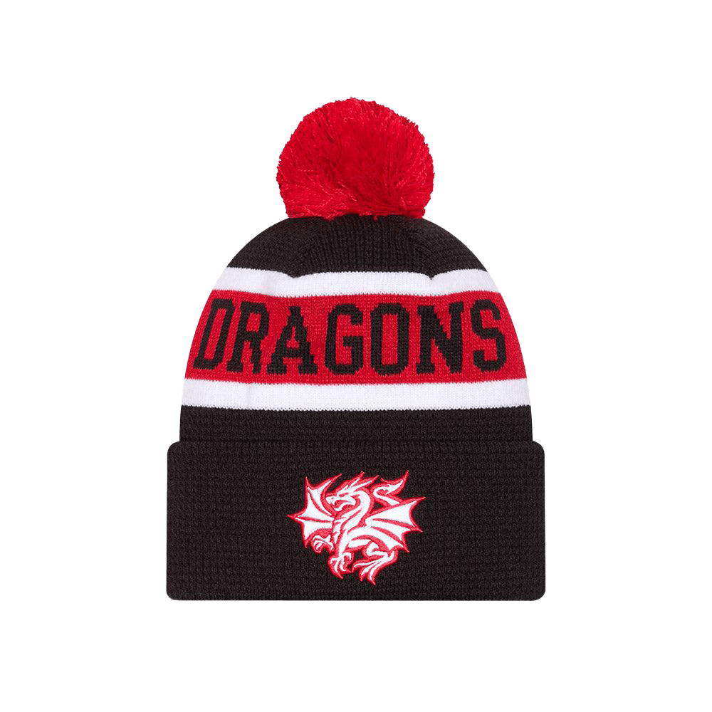 St-George-Illawarra-Dragons-New Era Team Official 2025 Beanie