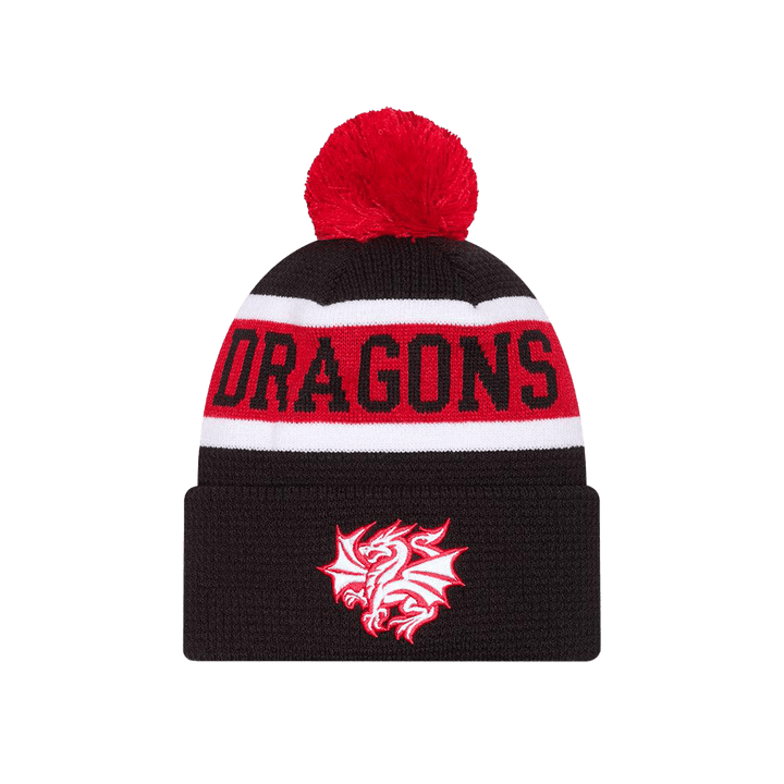 St-George-Illawarra-Dragons-New Era Team Official 2025 Beanie