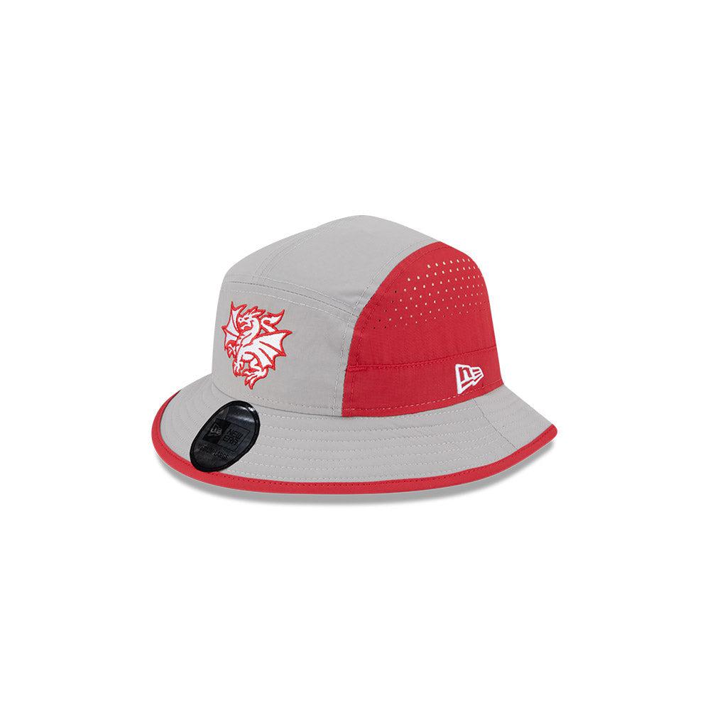 St-George-Illawarra-Dragons-New Era Team Official 2025 Bucket Hat