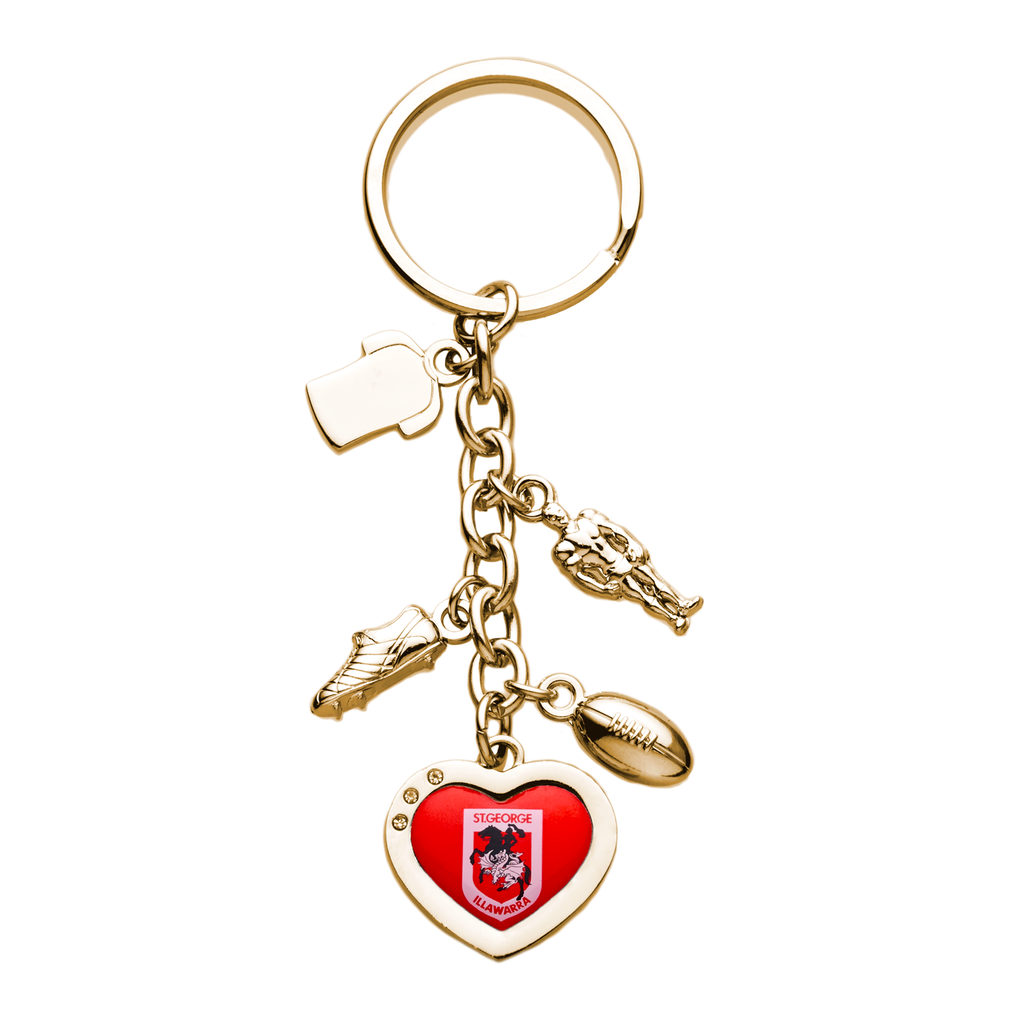 St-George-Illawarra-Dragons-Trofe Keyring Charm