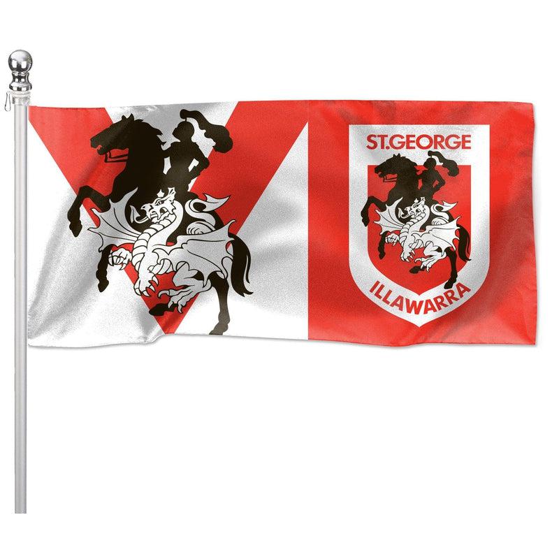 St-George-Illawarra-Dragons-Dragons Flag Pole Flag